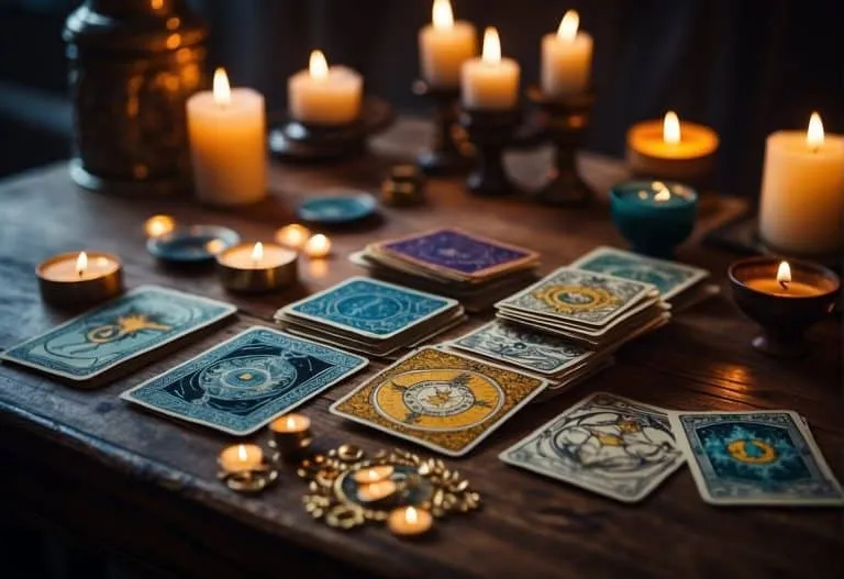 Cartas del tarot, ocultismo. adivinación, esoterismo, videncia, medium, pasado, presente, futuro, canalización
