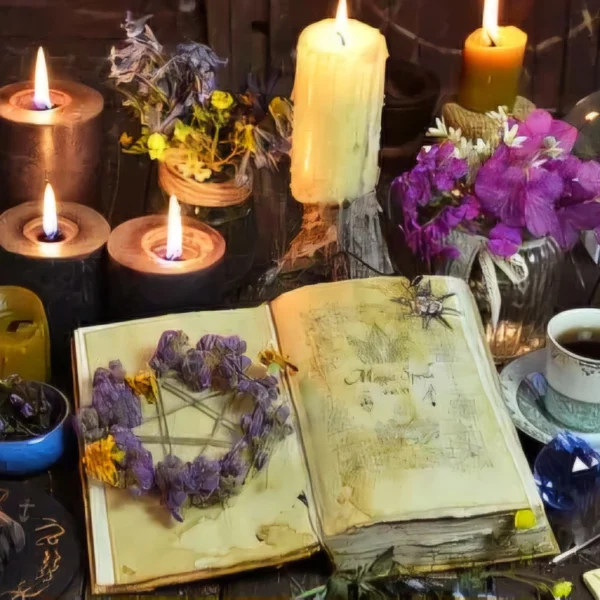 Ritual mágico, esoterismo, magia, velas, ocultismo, altar