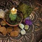 Ritual mágico, esoterismo, magia, velas, ocultismo, altar